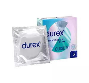 DUREX INVISIBLE SLIM PREZERWATYWY 3 SZTUKI