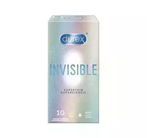 DUREX INVISIBLE SUPER THIN PREZERWATYWY 10 SZTUK