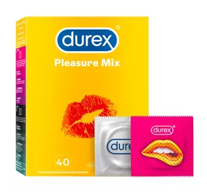 DUREX PLEASURE MIX PREZERWATYWY 40 SZTUK