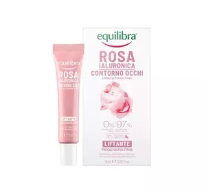 EQUILIBRA ROSA RÓŻANY LIFTINGUJĄCY KREM POD OCZY Z KWASEM HIALURONOWYM 15ML