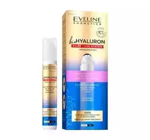 EVELINE BIOHYALURON 3X RETINOL SYSTEM PRZECIWZMARSZCZKOWY ŻEL ROLL-ON POD OCZY I NA POWIEKI 15ML