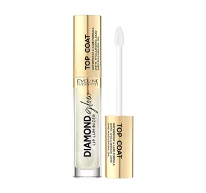 EVELINE DIAMOND GLOW LIP LUMINIZER WODOODPORNY TOPCOAT Z KWASEM HIALURONOWYM 12 4,5ML