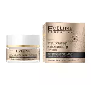 EVELINE ORGANIC GOLD REGENERATING&MOISTURIZING CREAM REGENERUJĄCY KREM NAWILŻAJĄCY 50ML