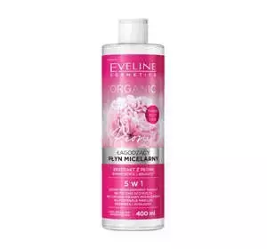 EVELINE ORGANIC PEONY ŁAGODZĄCY PŁYN MICELARNY 5W1 400ML