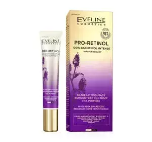 EVELINE PRO-RETINOL 100% BAKUCHIOL SILNIE LIFTINGUJĄCY KONCENTRAT POD OCZY I NA POWIEKI 20ML