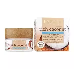 EVELINE RICH COCONUT MULTI-NAWILŻAJĄCY KOKOSOWY KREM DO TWARZY 50ML