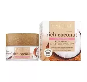 EVELINE RICH COCONUT ULTRA-ODŻYWCZY KOKOSOWY KREM DO TWARZY 50ML