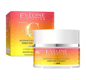 EVELINE VITAMIN C 3X ACTION ROZŚWIETLAJĄCO-KOJĄCY KREM DO TWARZY 50ML