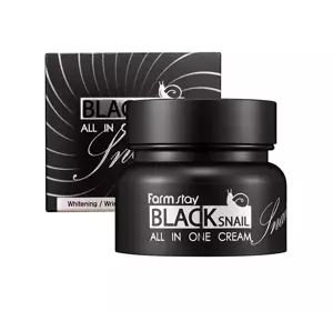 FARMSTAY BLACK SNAIL CREAM REGENERUJĄCY KREM DO TWARZY ZE ŚLUZEM ŚLIMAKA 100ML