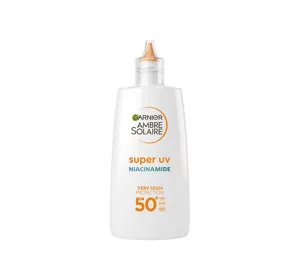 GARNIER AMBRE SOLAIRE SUPER UV NIACINAMIDE FLUID PRZECIW NIEDOSKONAŁOŚCIOM SPF50+ 40ML