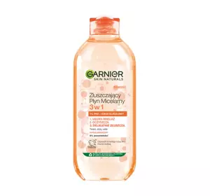 GARNIER SKIN NATURALS ZŁUSZCZAJĄCY PŁYN MICELARNY 3W1 400ML