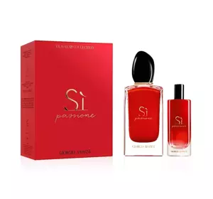 GIORGIO ARMANI SI PASSIONE TRAVEL COLLECTION WODA PERFUMOWANA SPRAY 100ML + 15ML