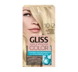 GLISS CARE & MOISTURE COLOR FARBA DO WŁOSÓW Z KWASEM HIALURONOWYM 10-2