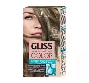 GLISS CARE & MOISTURE COLOR FARBA DO WŁOSÓW Z KWASEM HIALURONOWYM 8-1