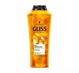 GLISS OIL NUTRITIVE NOURISH SHAMPOO SZAMPON DO WŁOSÓW PRZESUSZONYCH I NADWYRĘŻONYCH 400ML