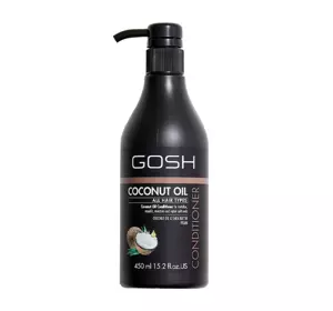 GOSH COCONUT OIL WEGAŃSKA ODŻYWKA DO WŁOSÓW Z ROZDWOJONYMI KOŃCÓWKAMI 450ML