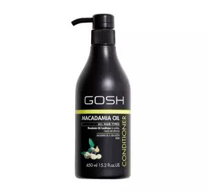 GOSH MACADAMIA OIL WEGAŃSKA ODŻYWKA DO WŁOSÓW SUCHYCH 450ML