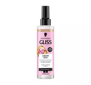 Gliss Liquid Silk  ekspresowa odżywka do włosów matowych i łamliwych 200ml