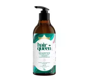 HAIR QUEEN WEGAŃSKI SZAMPON DO SKÓRY GŁOWY I WŁOSÓW NISKOPOROWATYCH 400ML