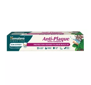 HIMALAYA ANTI-PLAQUE PASTA DO ZĘBÓW PRZECIW TWORZENIU SIĘ PŁYTKI NAZĘBNEJ 75ML