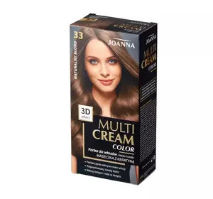 JOANNA MULTI CREAM COLOR FARBA DO WŁOSÓW 33 NATURALNY BLOND