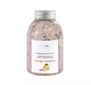 KANU NATURE MINERALNNA SÓL DO KĄPIELI POMARAŃCZA Z CYNAMONEM 350G