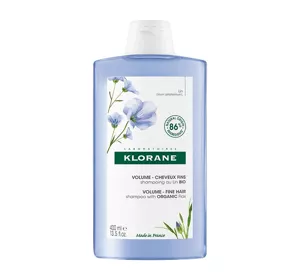 Klorane Organiczny Len szampon do włosów cienkich 400ml