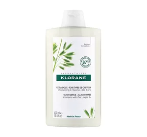 Klorane Organiczny Owies szampon do włosów każdego rodzaju 400ml