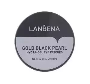 LANBENA HYDRAGEL EYE PATCHES HYDROŻELOWE PŁATKI POD OCZY GOLD BLACK PEARL 60SZT