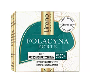 LIRENE FOLACYNA FORTE PRZECIWZMARSZCZKOWY KREM DO TWARZY 50+ 50ML