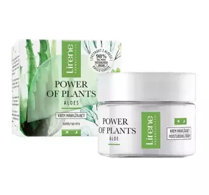 LIRENE POWER OF PLANTS ALOE KREM NAWILŻAJĄCY NA DZIEŃ I NA NOC 50ML