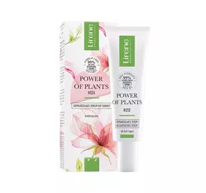 LIRENE POWER OF PLANTS ROSE ODMŁADZAJĄCE SERUM DO TWARZY 30ML