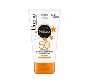 LIRENE SUN NATURA NATURALNA EMULSJA OCHRONNA SPF50 120ML