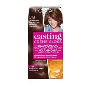 LOREAL CASTING CREME GLOSS FARBA DO WŁOSÓW 518 ORZECHOWE MOCHACCINO