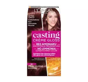 LOREAL CASTING CREME GLOSS FARBA DO WŁOSÓW 525 CZEKOLADOWY MUS