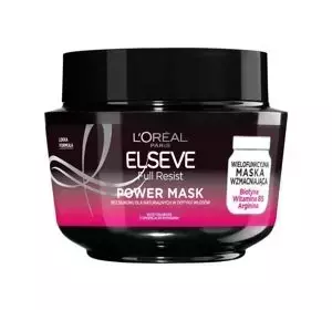 LOREAL ELSEVE FULL RESIST POWER MASK WIELOFUNKCYJNA MASKA WZMACNIAJĄCA 300ML