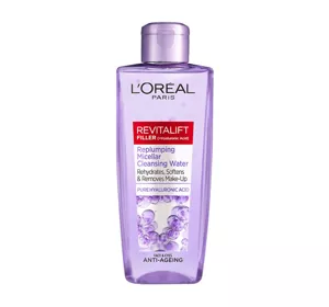 LOREAL PARIS REVITALIFT FILLER [+HA] WYPEŁNIAJĄCA WODA MICELARNA 200ML