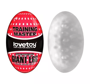 LOVETOY GIANT EGG MASTURBATOR MĘSKI JAJKO DO MASTURBACJI STAMINA NODULES