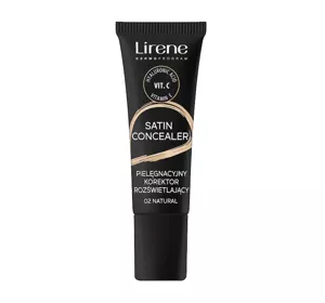 Lirene Satin Concealer pielęgnacyjny korektor rozświetlający 02 Natural 10ml