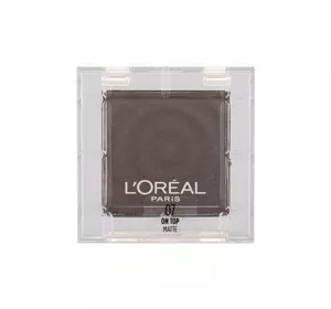 Loreal Oil Eyeshadow matowy cień do powiek 07 On Top 4g