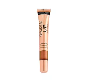 MAKEUP REVOLUTION GLOW UP LIQUID HIGHLIGHTER PŁYNNY ROZŚWIETLACZ DO TWARZY GLOW GETTA 8ML