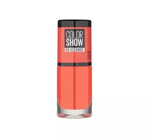 MAYBELLINE COLOR SHOW 60 SECONDS TRADYCYJNY LAKIER DO PAZNOKCI 110 URBAN CORAL 6,7ML