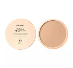 MISS SPORTY NATURALLY PERFECT PUDER DO TWARZY 002 LIGHT 10G