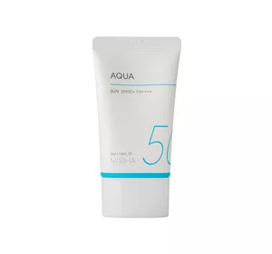 MISSHA ALL AROUND SAFE BLOCK AQUA SUN PRZECIWSŁONECZNY KREM DO TWARZY SPF50+ PA+++ 50ML