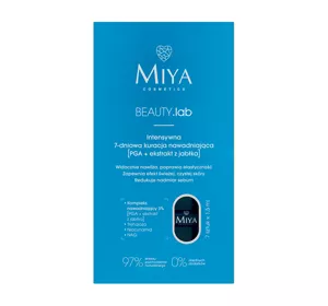 MIYA COSMETICS BEAUTY LAB INTENSYWNA 7-DNIOWA KURACJA NAWADNIAJĄCA 7x1,5ML