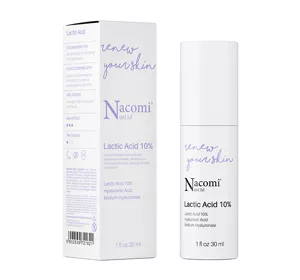 NACOMI NEXT LEVEL SERUM DO TWARZY KWAS MLEKOWY 10% 30ML