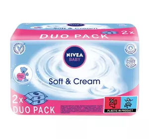 NIVEA BABY DUO PACK CHUSTECZKI SOFT CREAM 2X63SZT