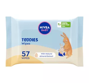 NIVEA BABY TODDIES CHUSTECZKI OCZYSZCZAJĄCE DLA DZIECI 57 SZTUK