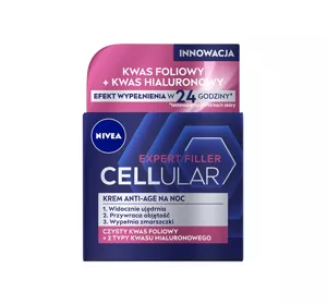 NIVEA CELLULAR EXPERT FILLER KREM ANTI-AGE NA NOC 50ML