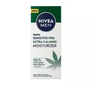 NIVEA MEN SENSITIVE PRO NAWILŻAJĄCY KREM DO TWARZY Z NASIONAMI KONOPI 75ML